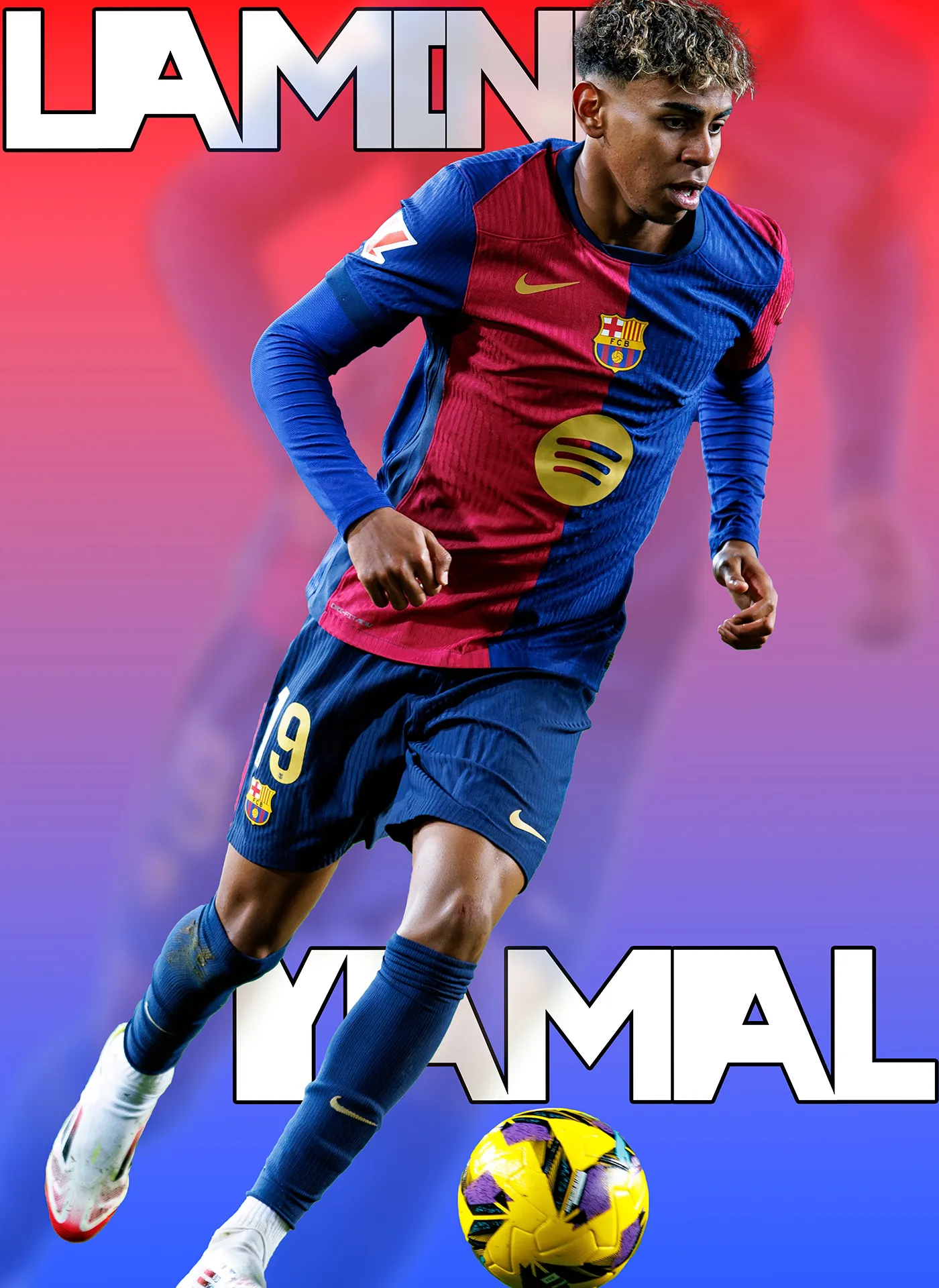 Lamine Yamal-plakat